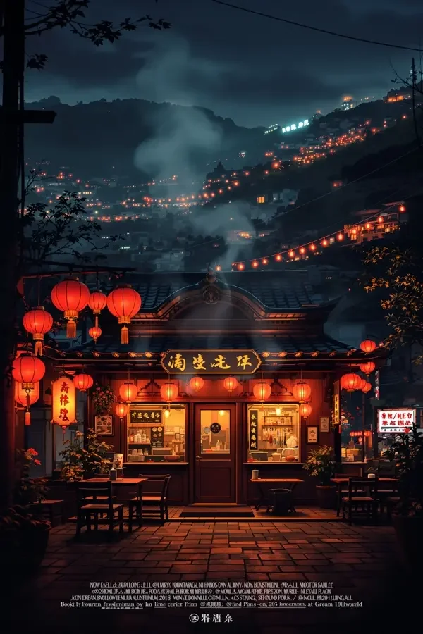 山城火锅店 海报
